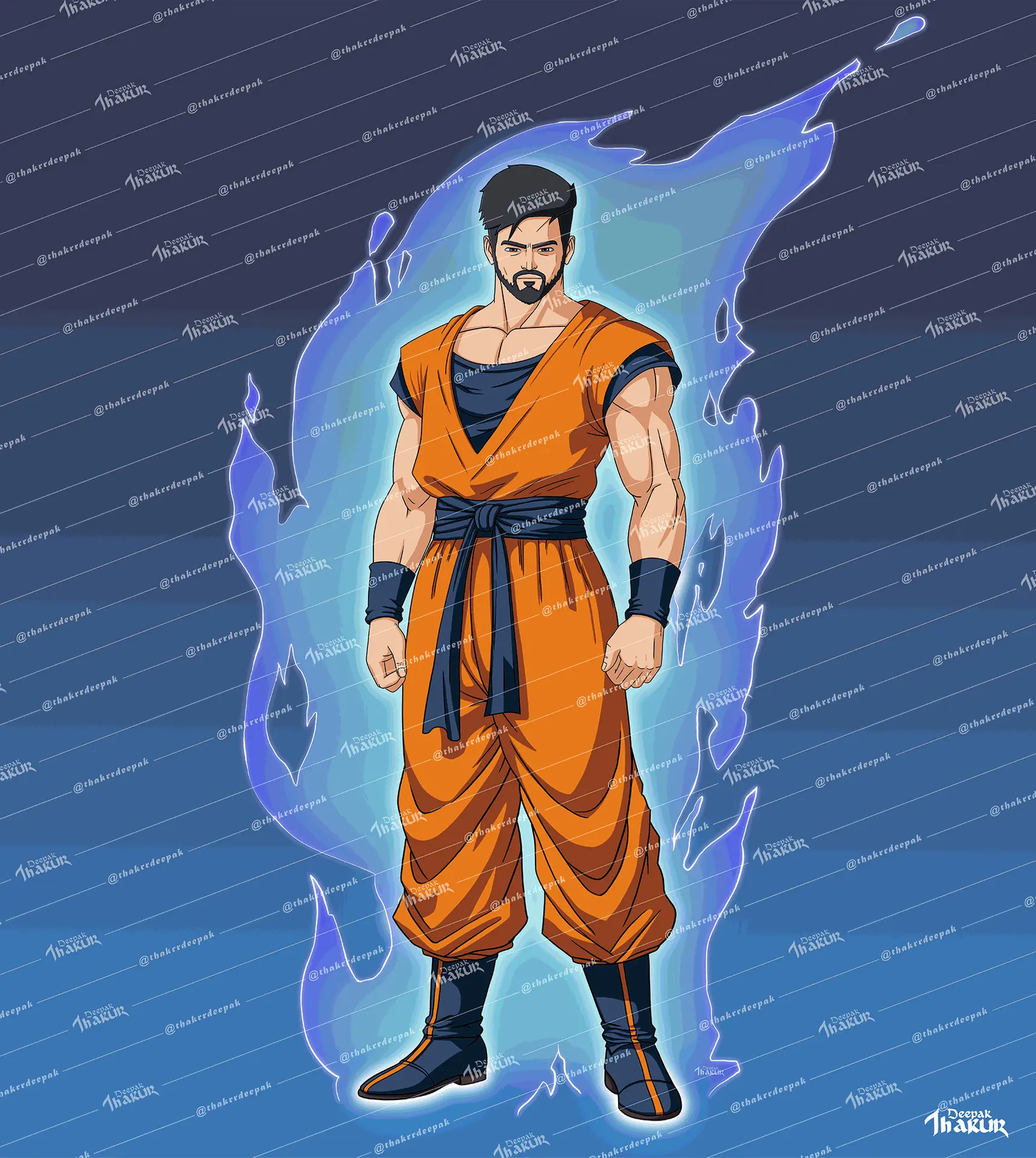 Dragon ball art style transformation